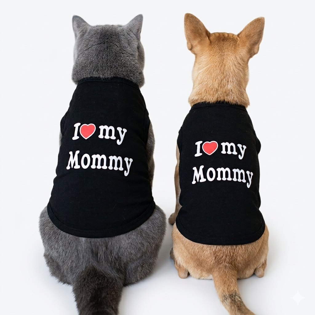 I Love Mommy Pet Clothes