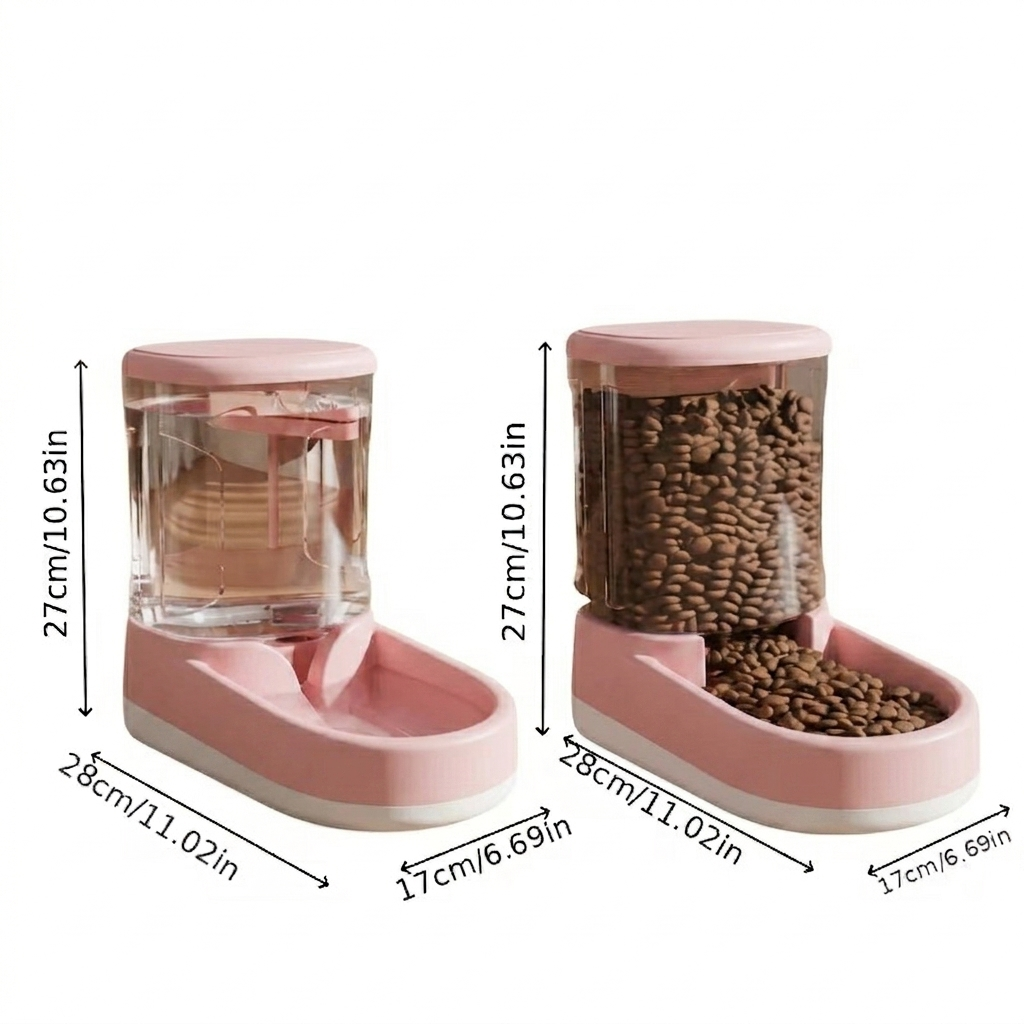 Pet  Water Feeder - Food Storage Dispenser Container 3.8L