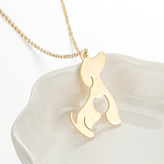 Necklace Dog-Shaped