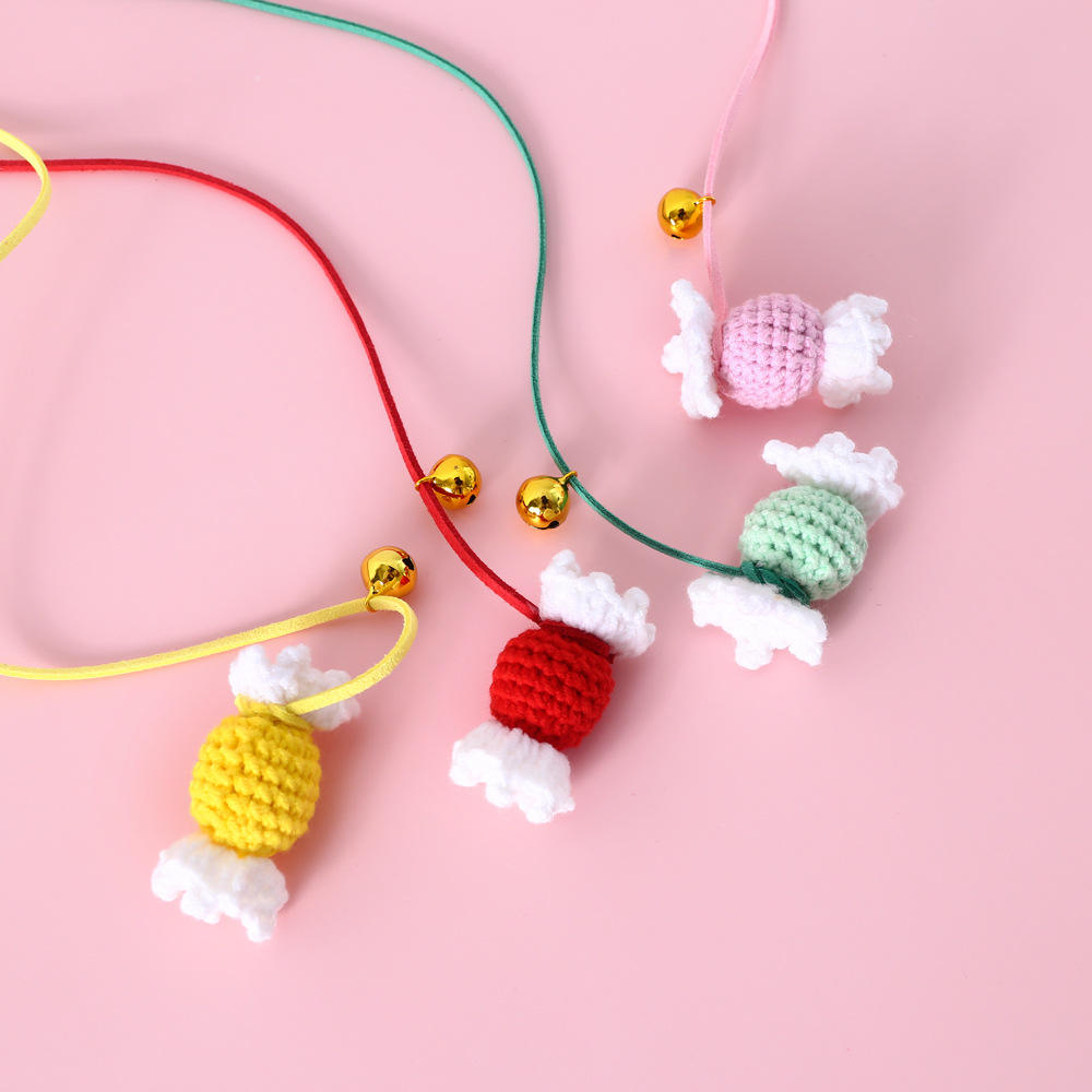 Cat Toy Teaser Stick with Colored Candy & Bell Sound Toys for Pet Movement