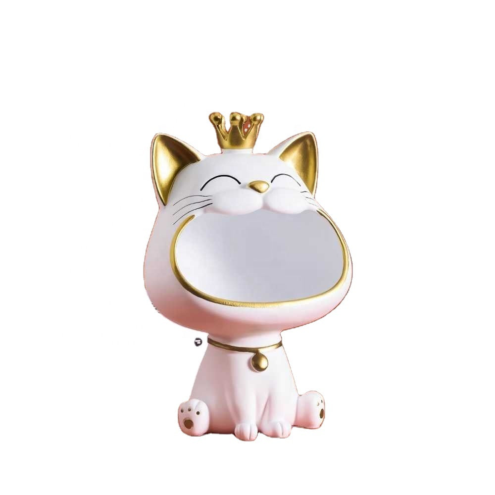 Lucky Cat Storage Figurine