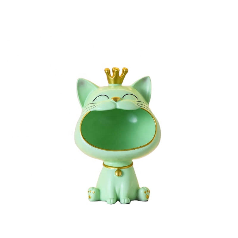 Lucky Cat Storage Figurine
