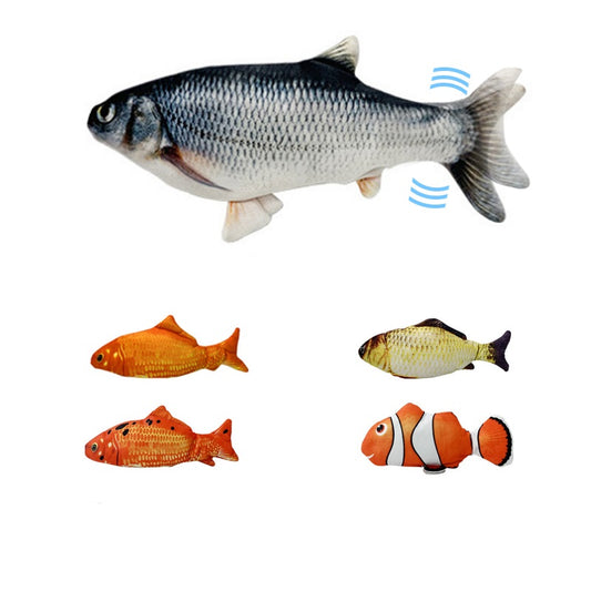 لعبة قطط بتصميم سمكة