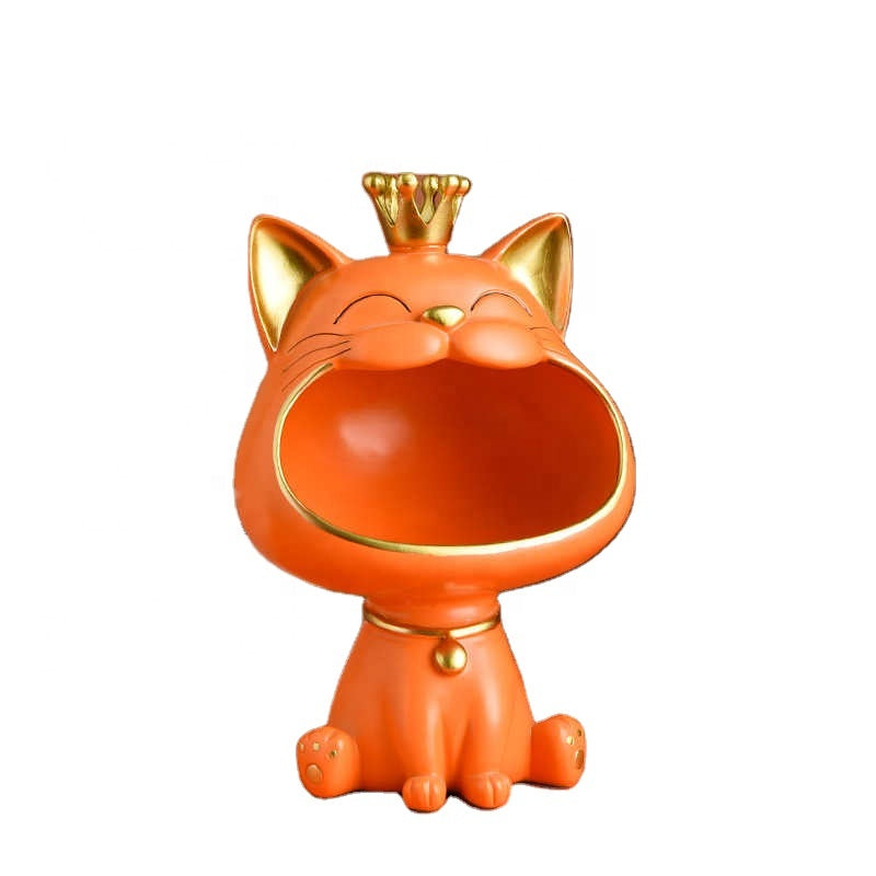 Lucky Cat Storage Figurine