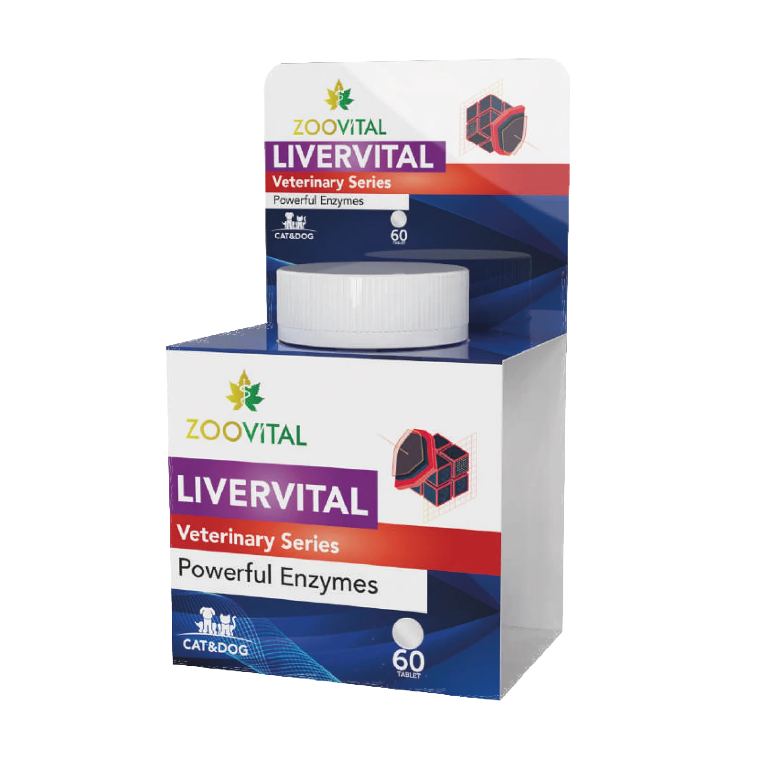 ZOOVITAL LIVERVITAL POWERFUL ENZYMES CAT & DOG 60 TAB