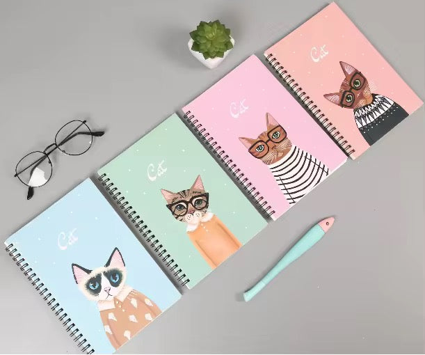 Cute Cat-Shaped Notebook