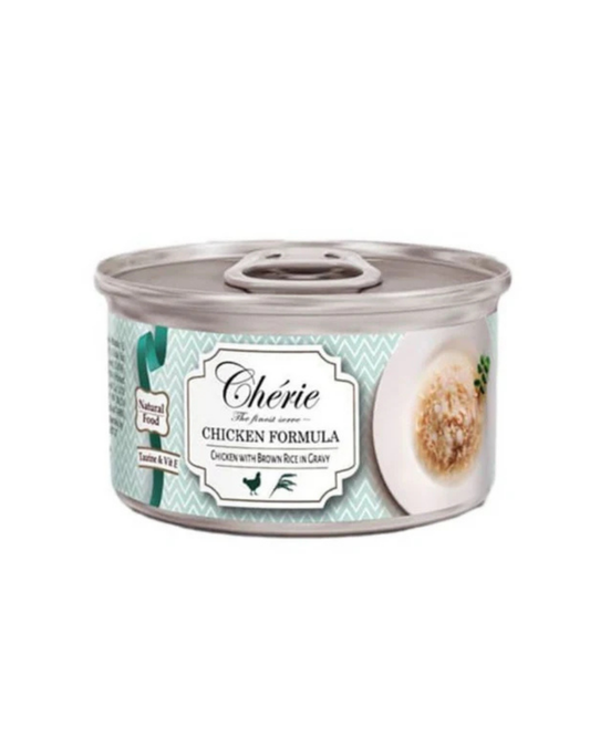 Cherie Chicken with Brown Rice in Gravy 80g