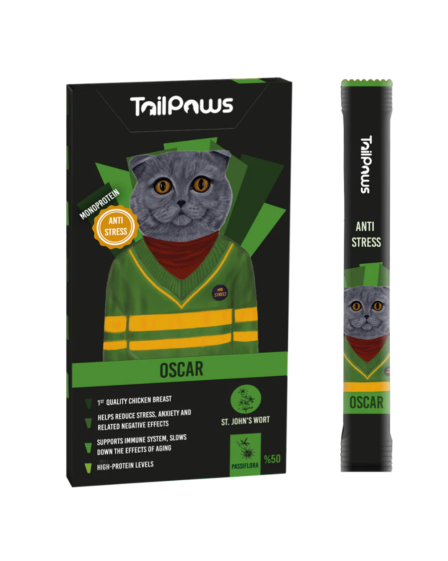 مكافآت أوسكار المضادة للتوتر للقطط 5 × 15 غرام