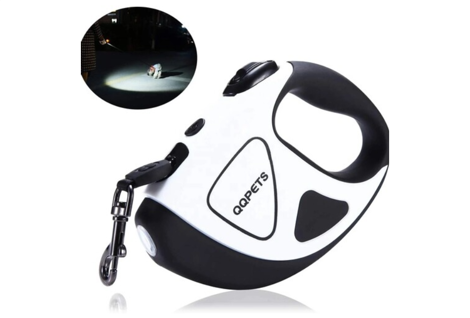 Dog Leash with LED Flashlight