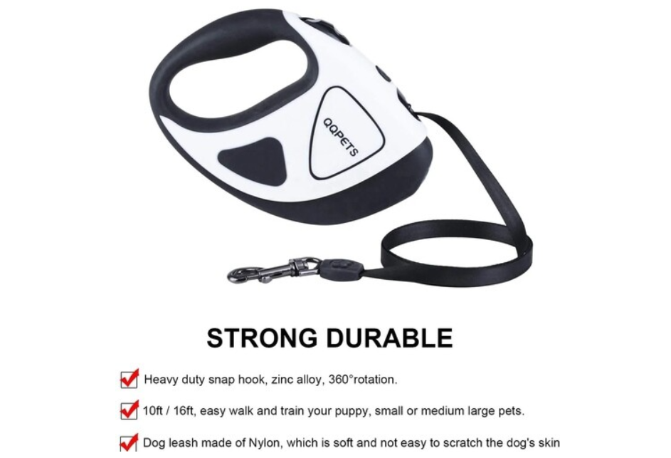 Dog Leash with LED Flashlight