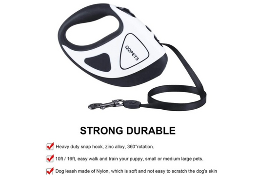 Dog Leash with LED Flashlight