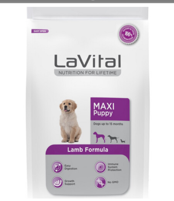 LAVITAL MAX PUPPY LAMB 15 KG
