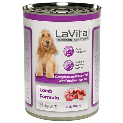 LaVital Wet Food PUPY LAMB PATÉ 400 GR