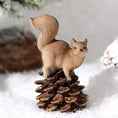 Load image into Gallery viewer, Squirrel & Pine Cone Shaped Decoration Craft
