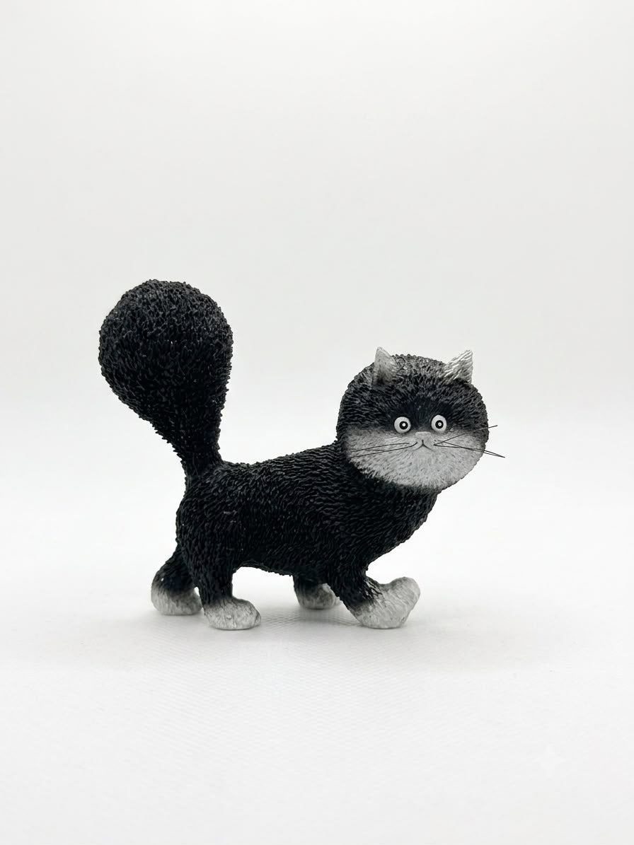 Whimsical Cat Figurine