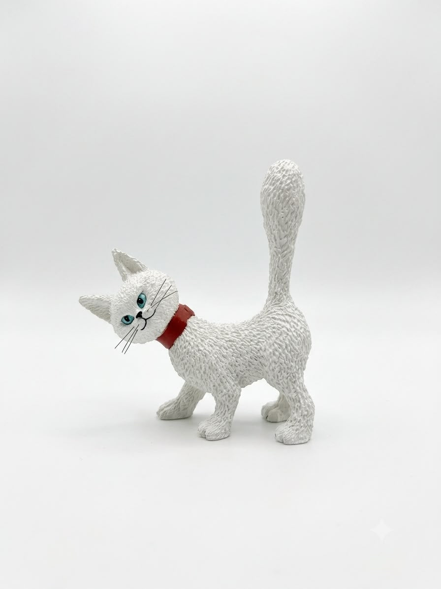 Whimsical Cat Figurine