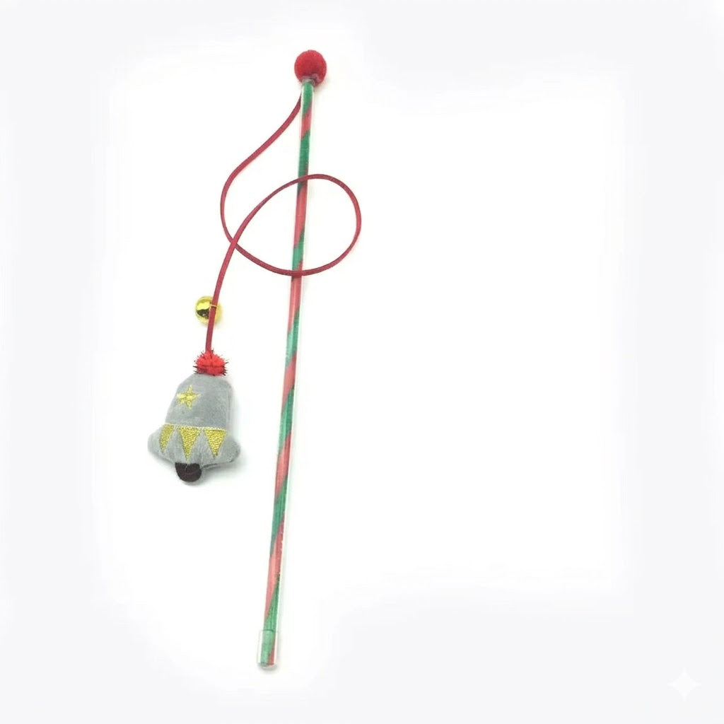 Christmas wand toy for cats