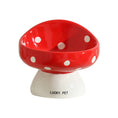 Load image into Gallery viewer, Cat and dog Ceramic Bowl Mushroom  Shaped
