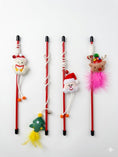 Load image into Gallery viewer, Christmas Cat Wand Toy Set
