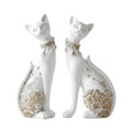 Load image into Gallery viewer, Elegant Cat Figurines – Set of 2
