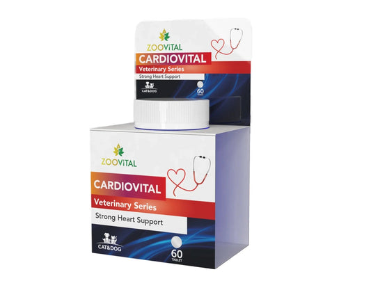 ZOOVITAL CARDIOVITAL Veterinary series strong Heart support cat & Dog 60Tablet