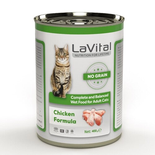 LaVital Grain-Free Adult Wet Cat Food  Chicken 400G