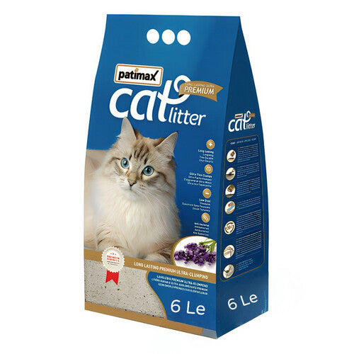 Patimax Lavender Fragrance Premium Ultra Clumping Cat Litter 6L