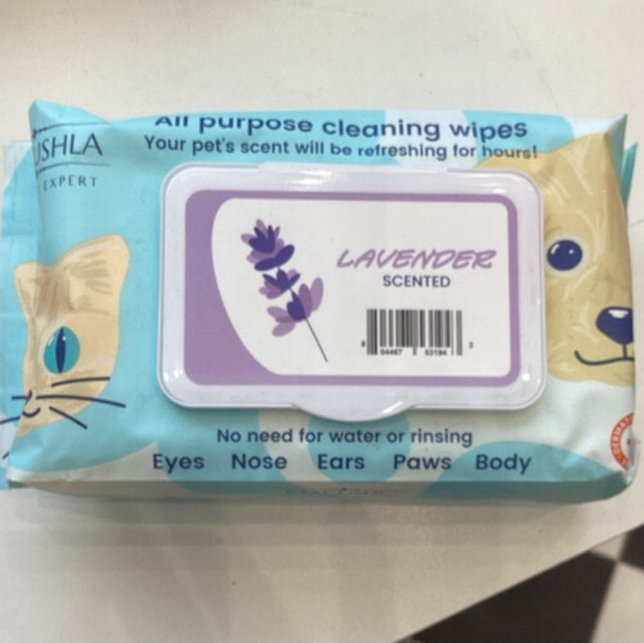 Macushla Pet Wipes Lavender