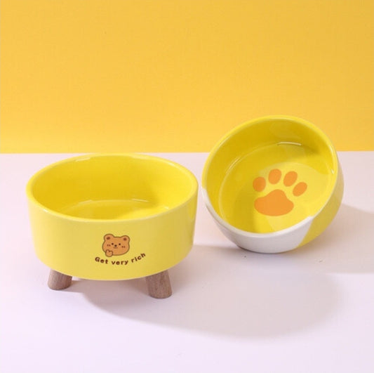 Food Water Feeder Bowl For Dogs Cats