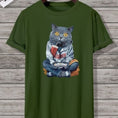 Load image into Gallery viewer, Men Cat Print Tee
