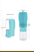 Load image into Gallery viewer, Outdoor Travel Pet Feeding Drinking Water Bottle
