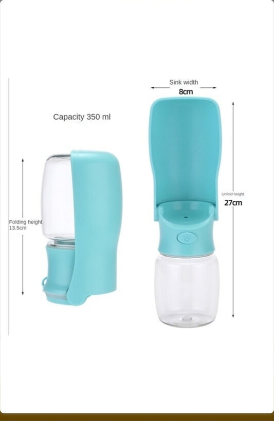 Outdoor Travel Pet Feeding Drinking Water Bottle