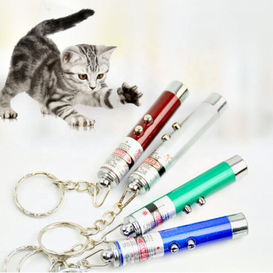 Cat Interactive Toy LED Light Torch Laser
