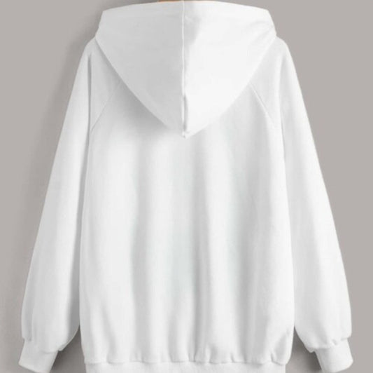 Women Panda Print Pouch Pocket Hoodie