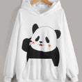Load image into Gallery viewer, Women Panda Print Pouch Pocket Hoodie
