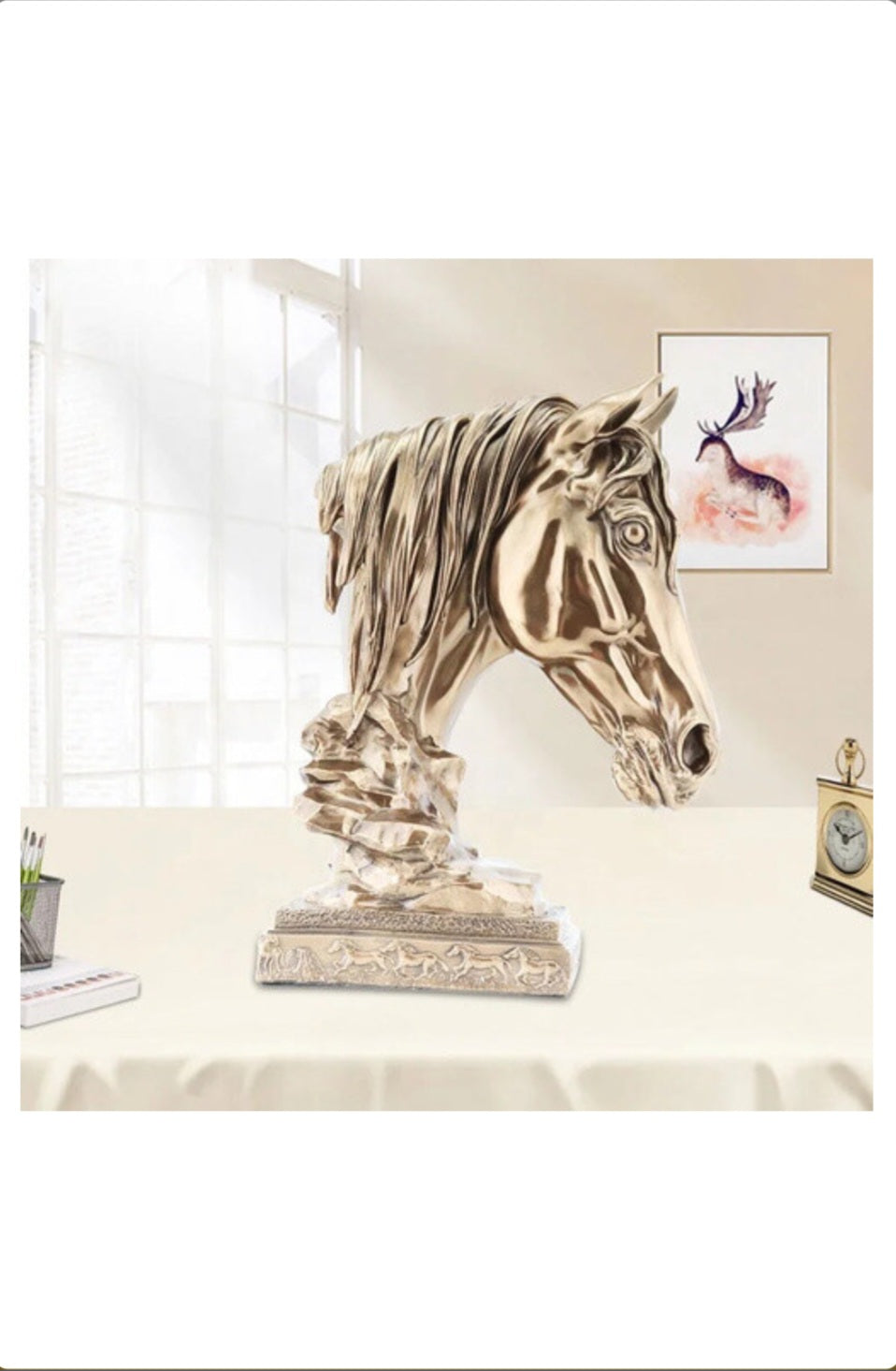 Horse Head Statue decor