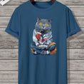 Load image into Gallery viewer, Men Cat Print Tee
