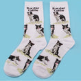 Load image into Gallery viewer, Men Dog Print Crew Socks

