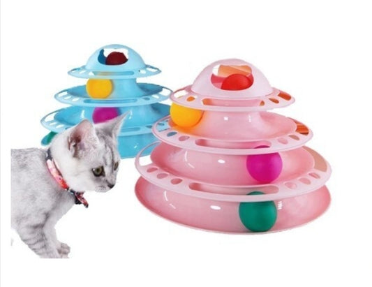 Cat Toy Carousel Four-Layer Pet Toys