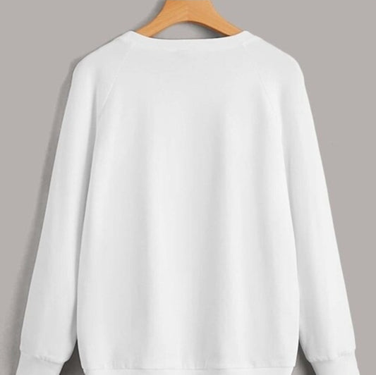 EMERY ROSE Cats Print Raglan Sleeve Sweatshirt