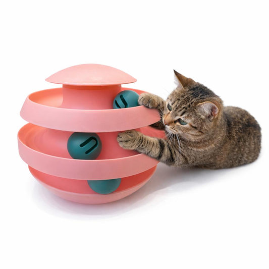 Multi-Level Interactive Cat Toy