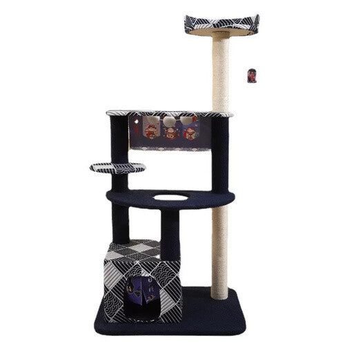 wooden largeHouse Furniture Play Tower climbing frame Japanese style